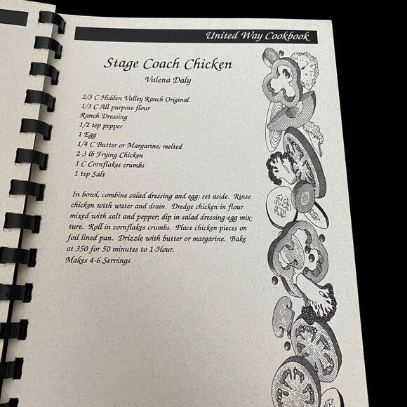 United Way Cookbook The Williams Companies 1996 We'll Be There For You - Picture 4 of 4